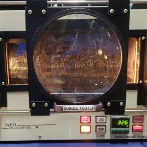 Web 6000 Bubble Tester